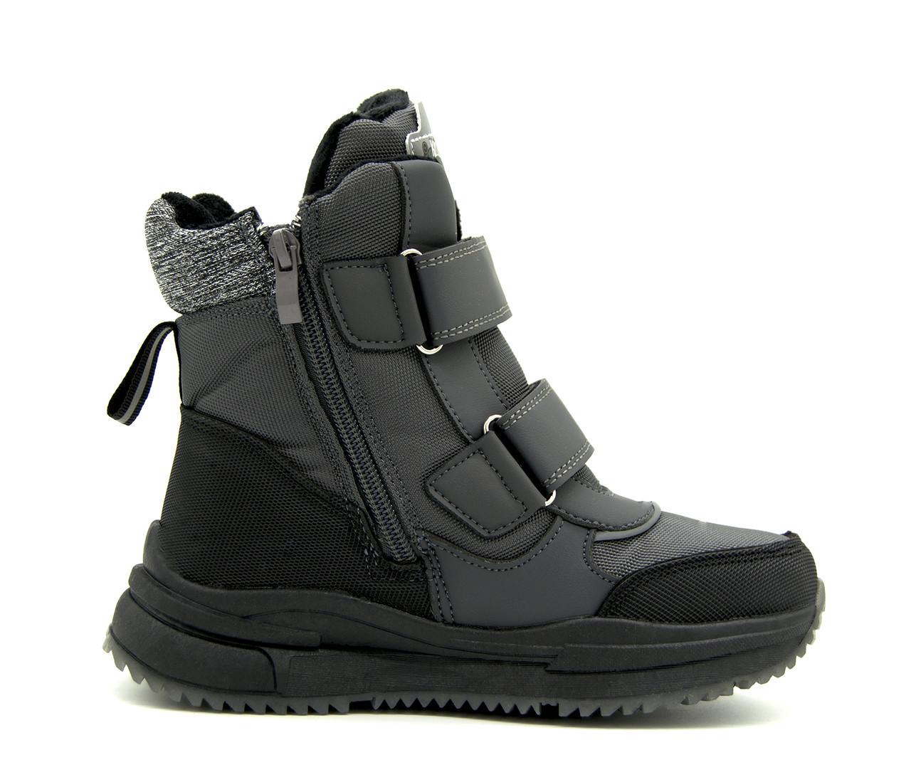 Ботинки для мальчиков Paliament A30409 р. 32 21 см Серый - фото 2 Ботинки для мальчиков Paliament A30409 р. 32 21 см Серый - фото 2