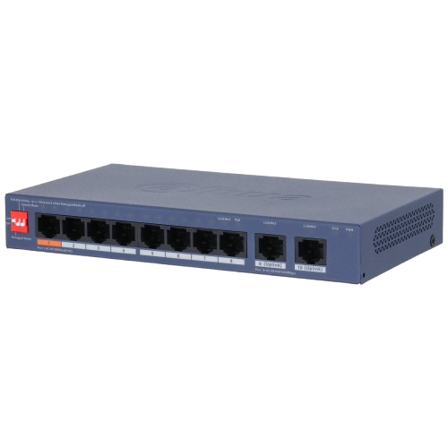 Коммутатор Dahua DH-CS4010-8ET2GT-60 управляемый настольный 8 портов 4-63 Вт PoE (35894362)