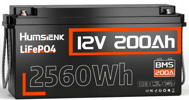 Аккумулятор Humsienk LifePo4 200Ач 12V BMS (32464013)