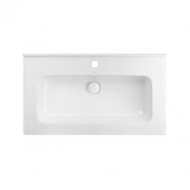 Раковина Q-tap Albatross 01 QT0111FL8167CW с донным клапаном