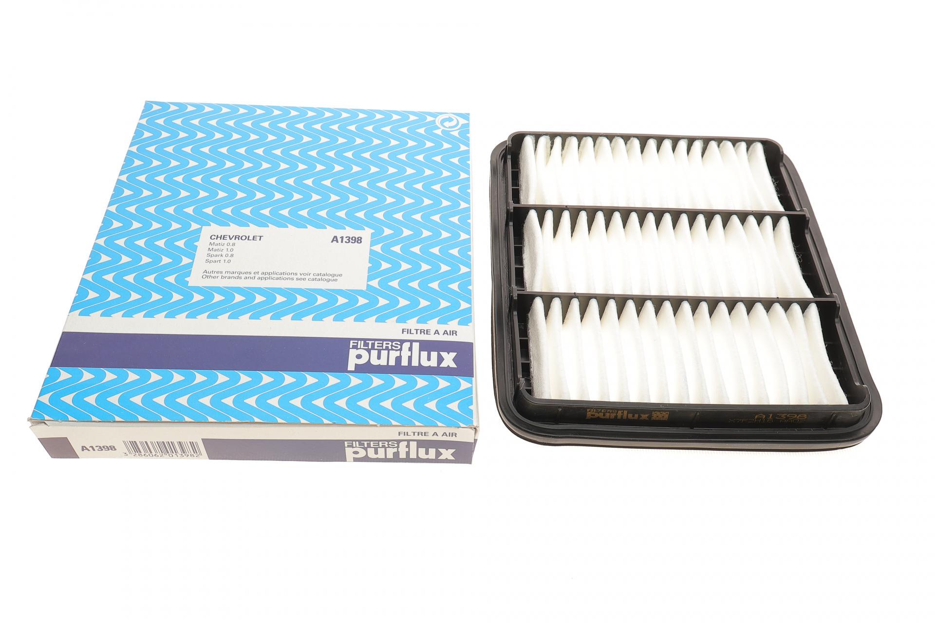 Фільтр повітряний PURFLUX для Daewoo Matiz 05- (A1398)