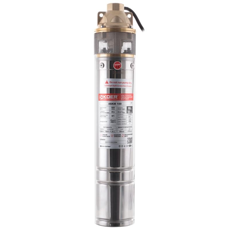 Насос скважинный вихревой KOER 4SKM-100B KP2768 750 Вт (98969) Насос скважинный вихревой KOER 4SKM-100B KP2768 750 Вт (98969)