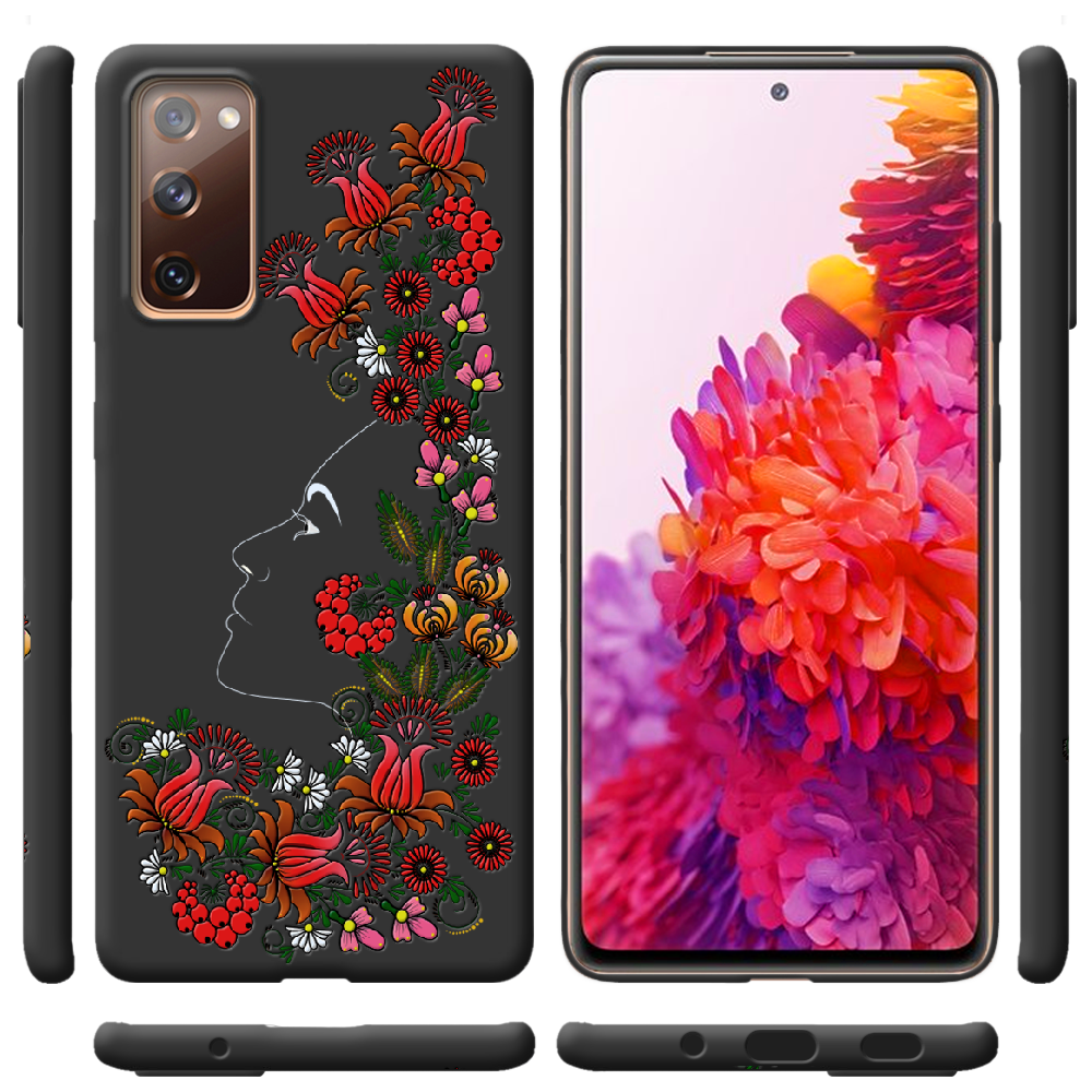 Чохол Boxface Samsung G780 Galaxy S20 FE 3D Ukrainian Muse Чорний силікон (41035-bk64-41529) - фото 2