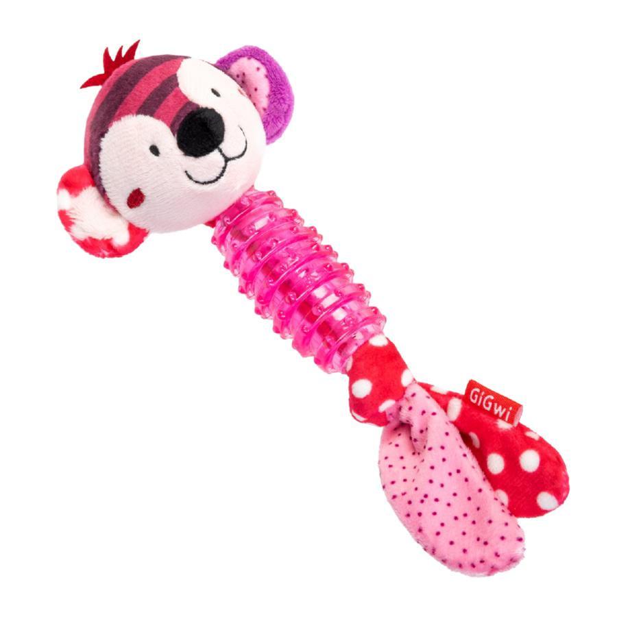Игрушка для собак GiGwi Suppa Puppa Обезьянка с пищалкой 20 см