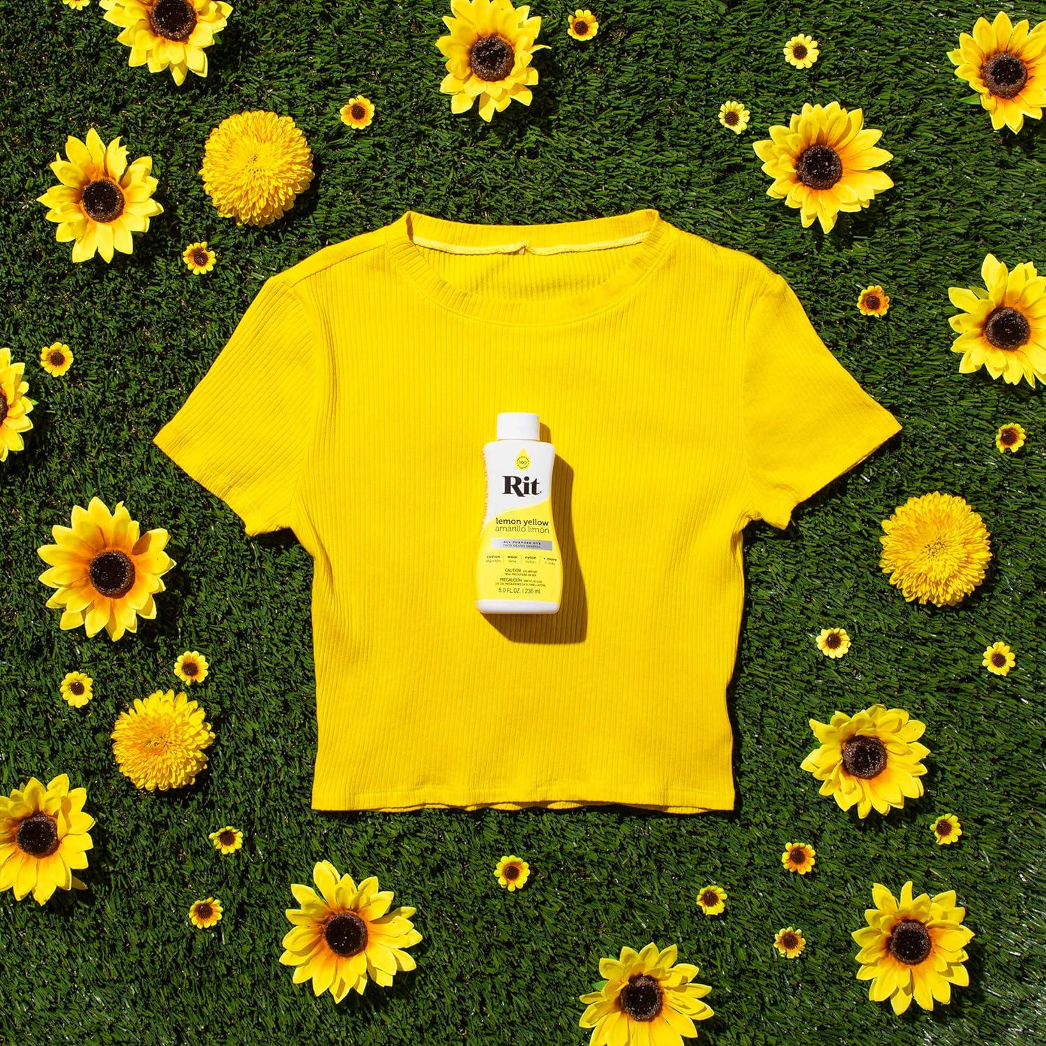 Барвник для одягу Rit Dye Lemon Yellow (88010) - фото 7 Барвник для одягу Rit Dye Lemon Yellow (88010) - фото 7