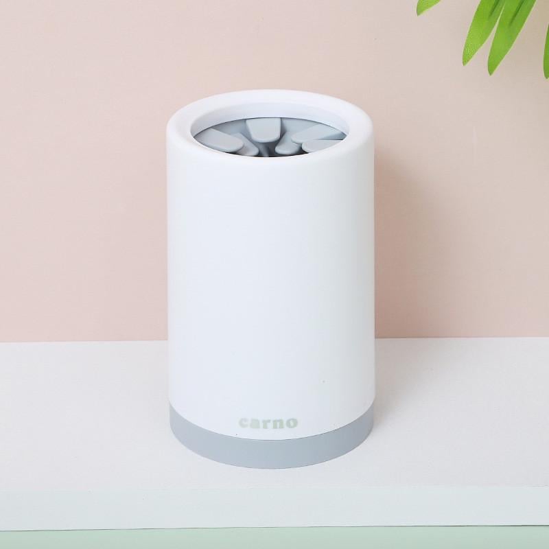 Лапомойка для собак Carno 8x13 см Белый с серым (1282945799)