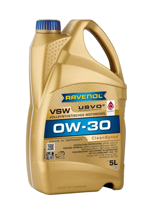 Моторное масло RAVENOL VSW 0W-30 синтетика 5 л (1111106-005)