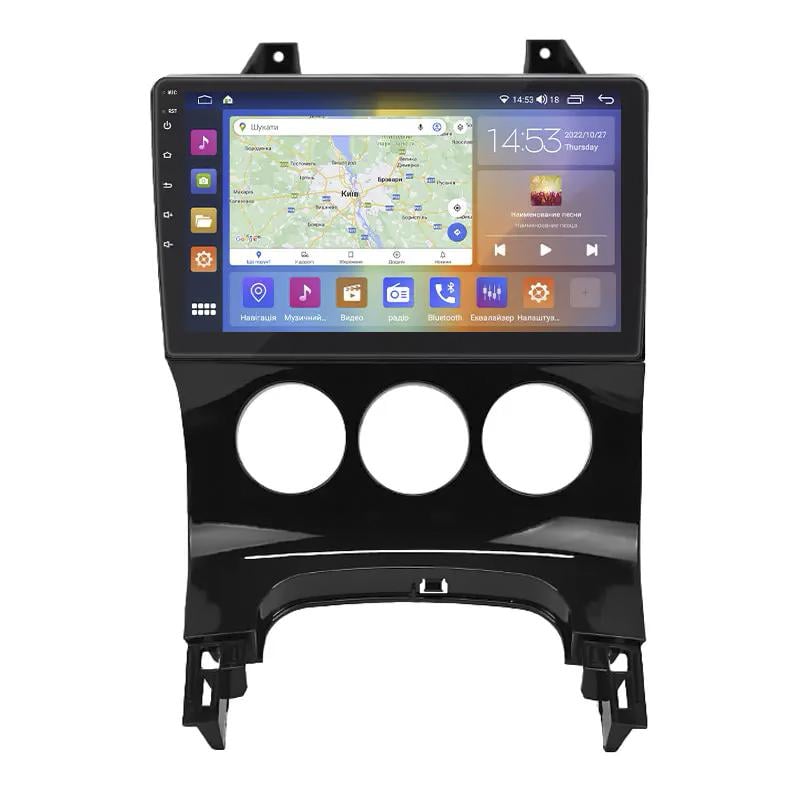 Штатная магнитола 9" Lesko для Peugeot 3008 I 2009-2013 2/32Gb CarPlay 4G Wi-Fi GPS Prime Пежо