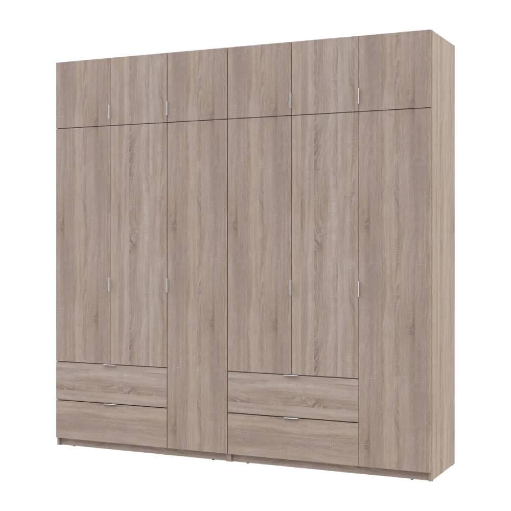 Шкаф Doros Лукас DRS-011703 3+3 ДСП 240х50х240 см Дуб Сонома (42005107)