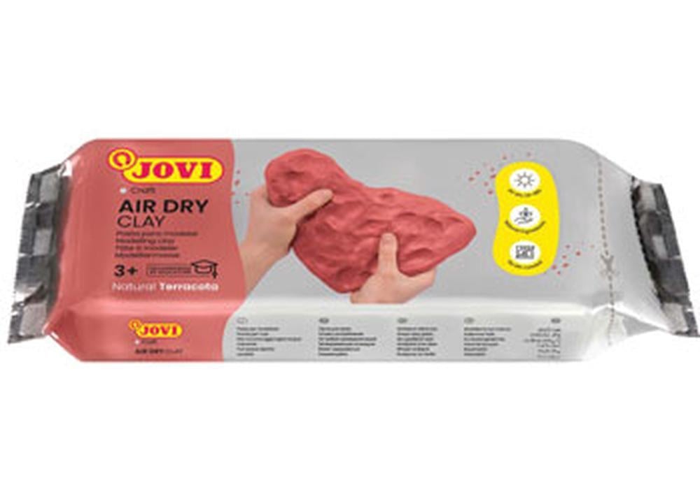 Полімерна глина самозастигаюча JOVI, 500 г., Classic, Теракотовий, (88T)