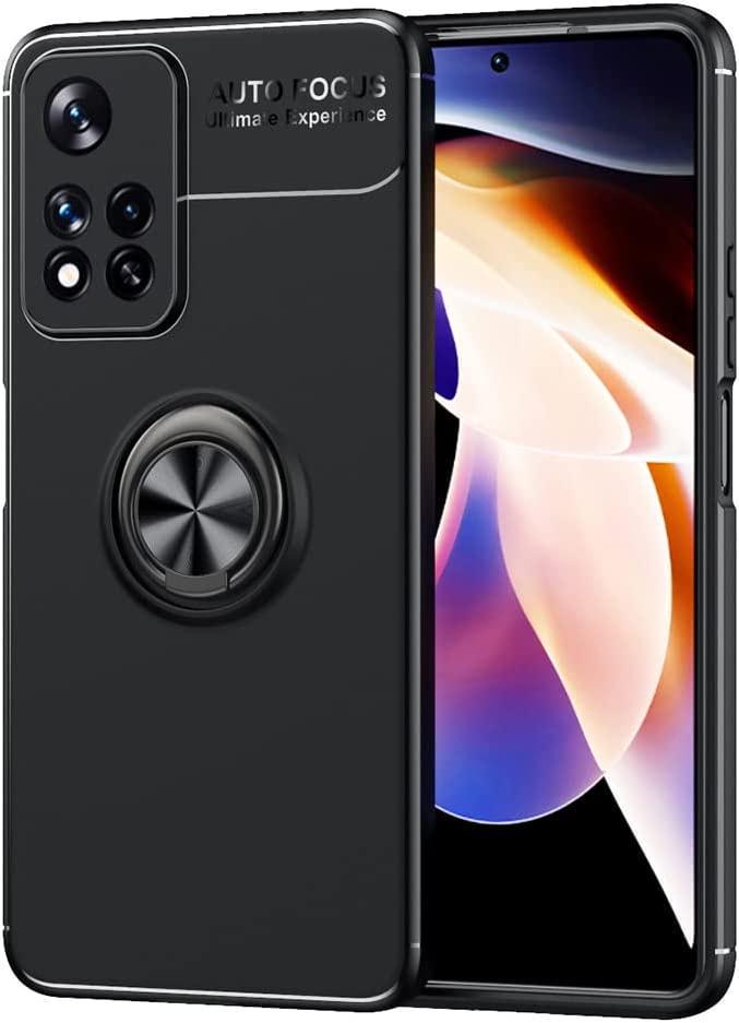 Чехол с кольцом Xiaomi Redmi Note 11 Pro (4G/5G) Autofocus Black (30764-2B)