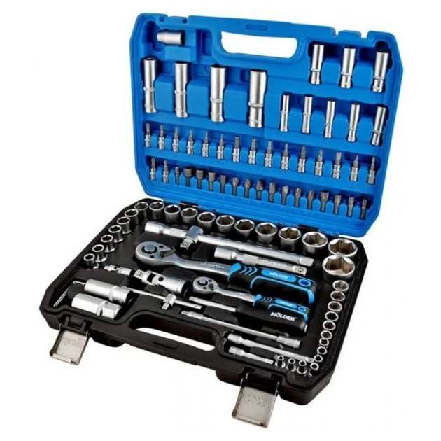 Набор инструментов профессиональный Molder MT60094 1/2" и 1/4" 94 шт. сталь CR-V в кейсе (29332220)