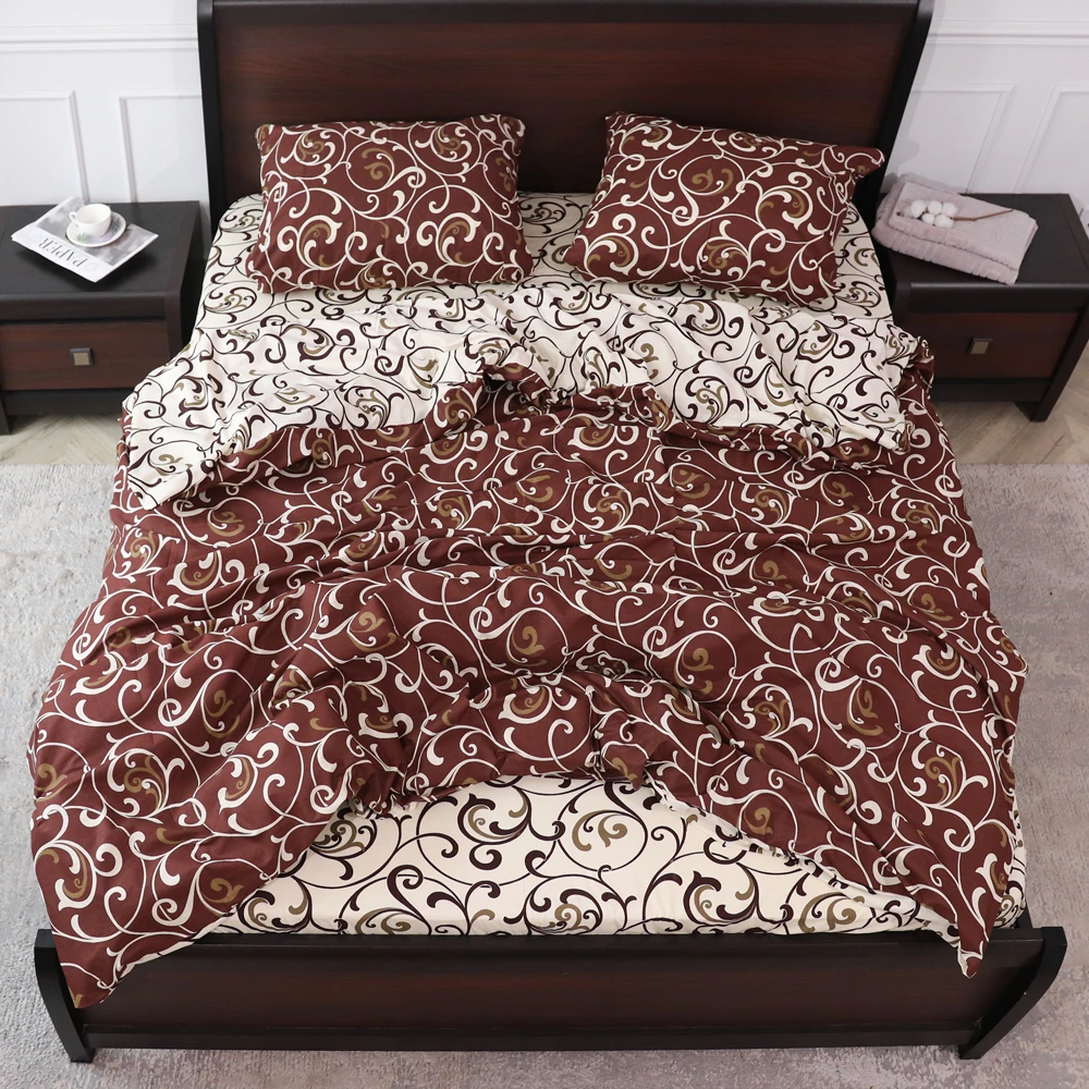 Комплект постільної білизни ТМ Черешенька із бязі Gold полуторний 150х220 cм (40143)