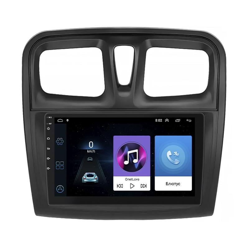 Автомагнітола штатна Lesko для Renault Logan II ver.2 2012-2018г 1/16Gb Wi-Fi GPS Base 9" (27281814)