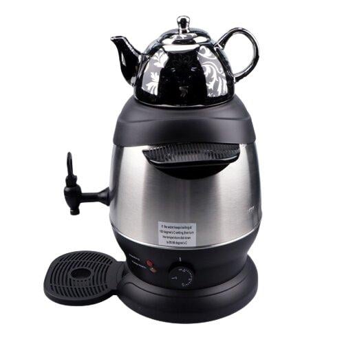 Самовар электрический Haeger HG-7115 автоматическое отключение 6 л 1350 Вт Черный/Нержавеющая сталь (8ffa2326)