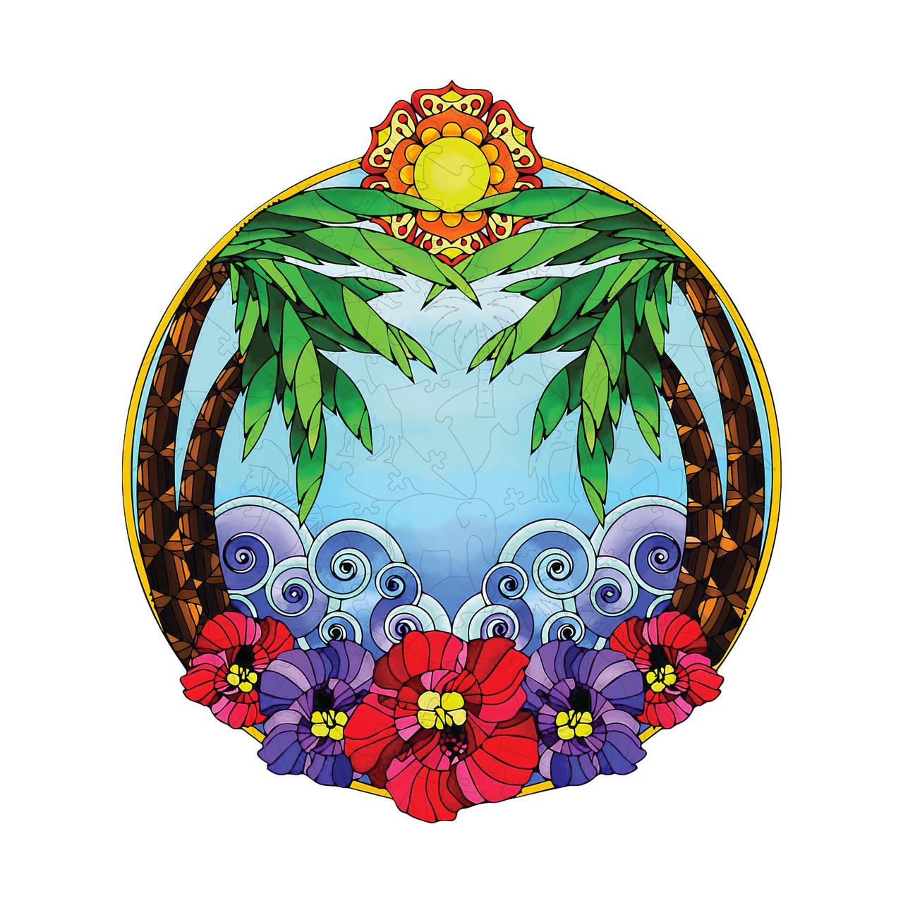 Пазл дерев'яний Тропічні спогади А2 (847-3)