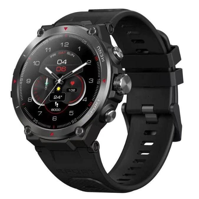 Смарт-годинник Lige HM09 тонометр/пульсиметр/кисень у крові/дзвінки Black (eb6bf877)