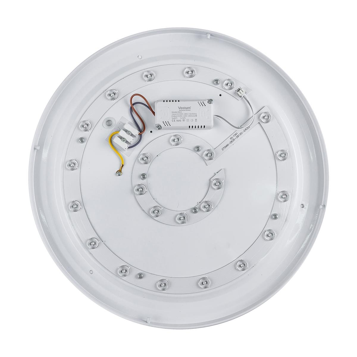 Потолочный светильник Vestum STARLIGHT звездное небо 20W 4000К 4 325х55 мм Золотой - фото 5