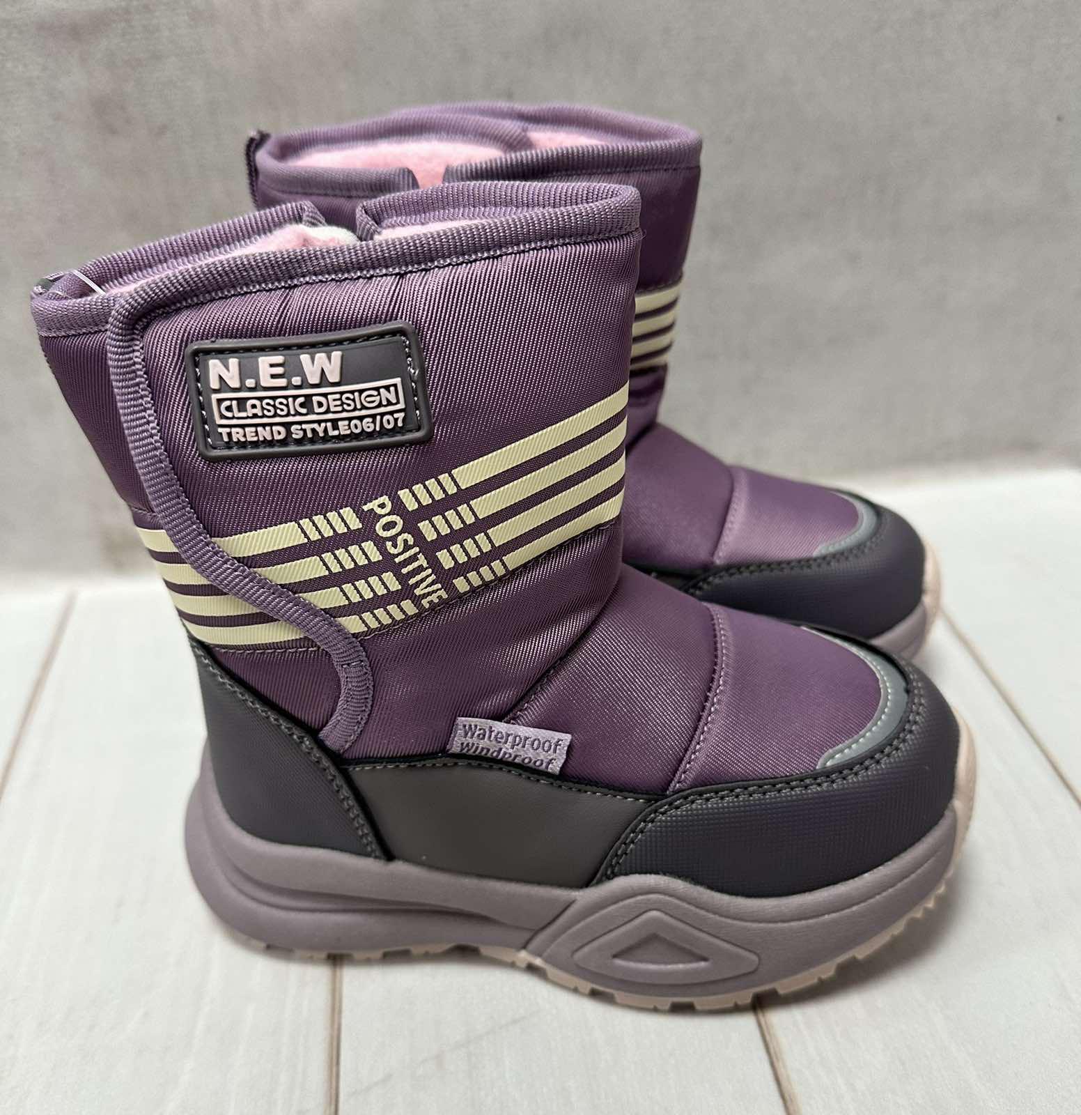 Чоботи зимові для дівчаток TOM.M р.27 17,5 см Фіолетовий - фото 7