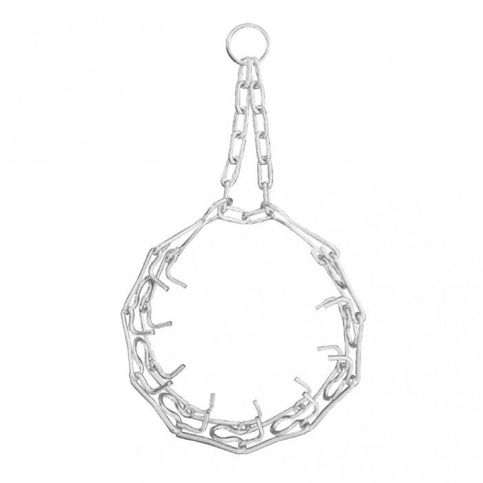 Нашийник жорсткий хромований ХЖ № 6 4x74 см (A-009094) Нашийник жорсткий хромований ХЖ № 6 4x74 см (A-009094)