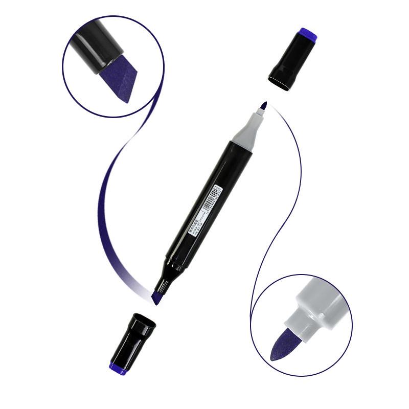 Набор cкетч маркеров Lesko 168 цветов №123 - фото 6