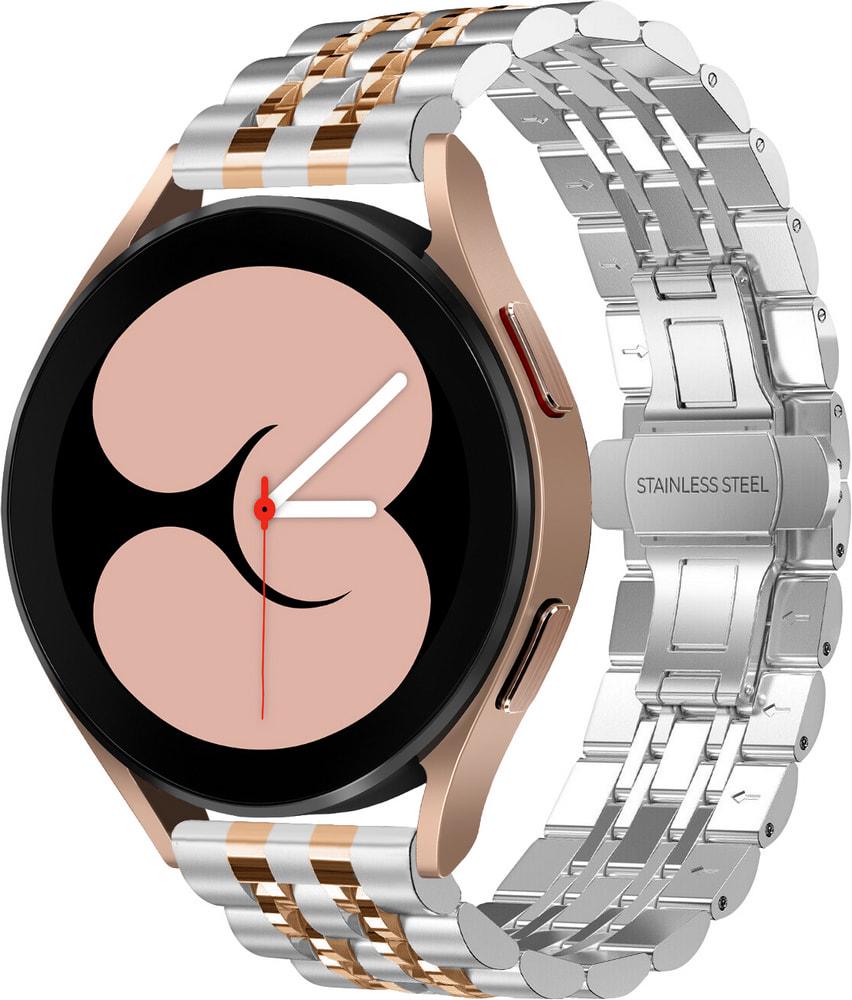 Браслет металлический Spinye Line для Galaxy Watch 4 40 мм Silver Rose (29022-68)