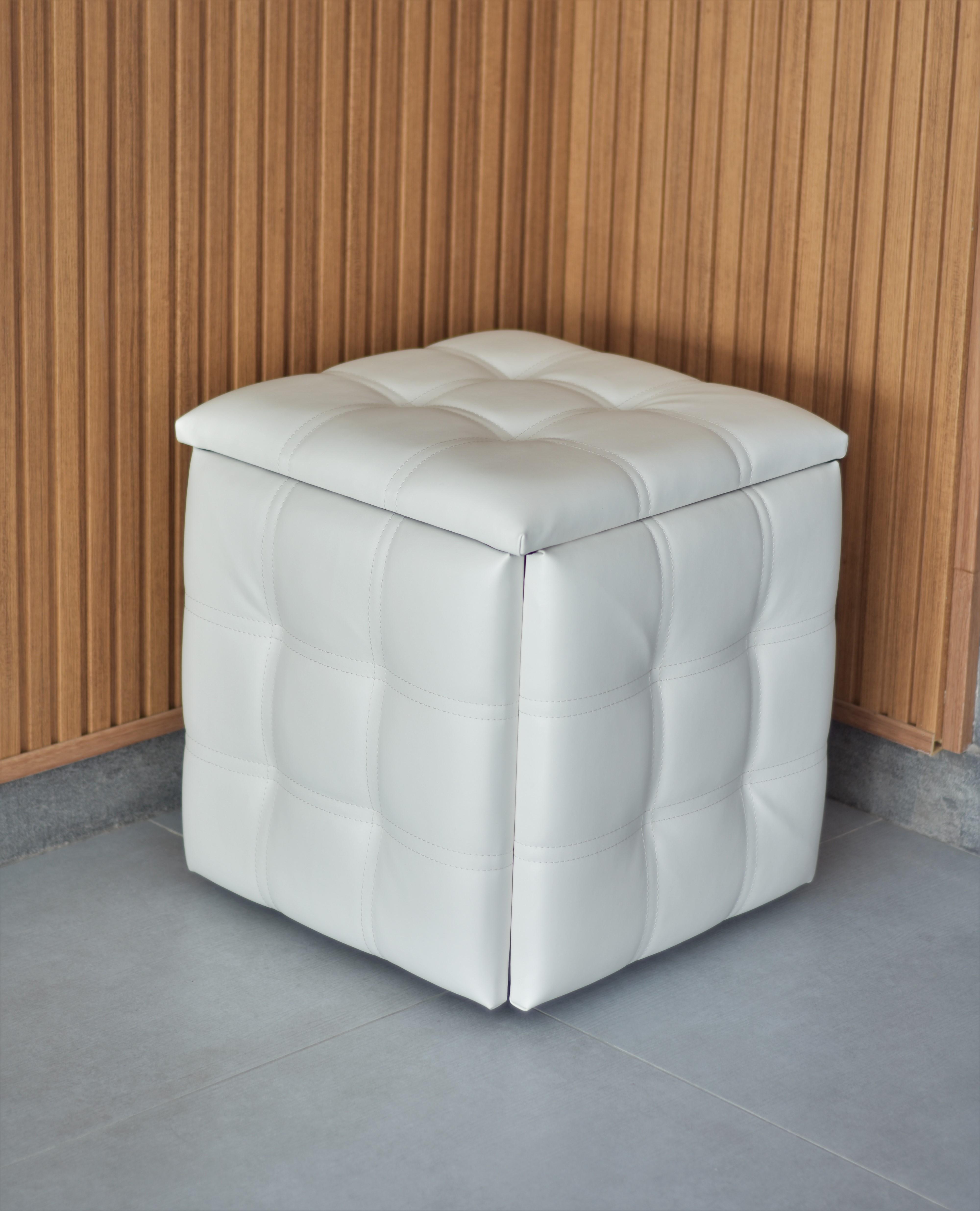 Пуф Vi-Tall 5в1 трансформер 42х42 см Белый