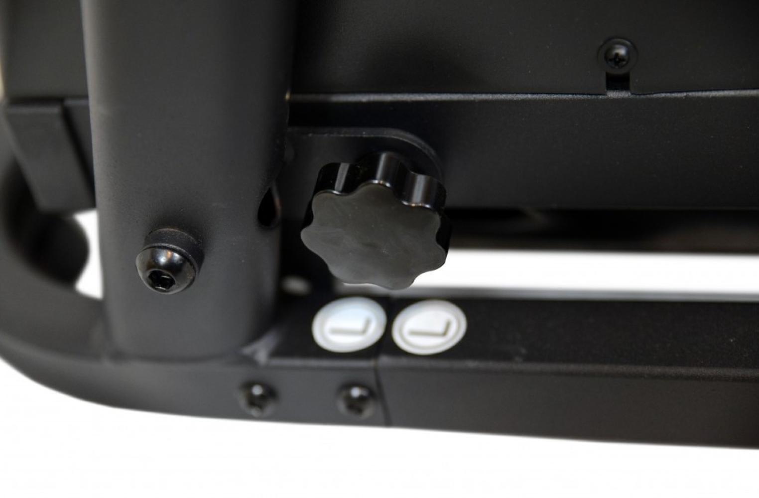 Беговая дорожка Atleto A9 на 12 программ до 110 кг складная Черный (132-76-50000009) - фото 4