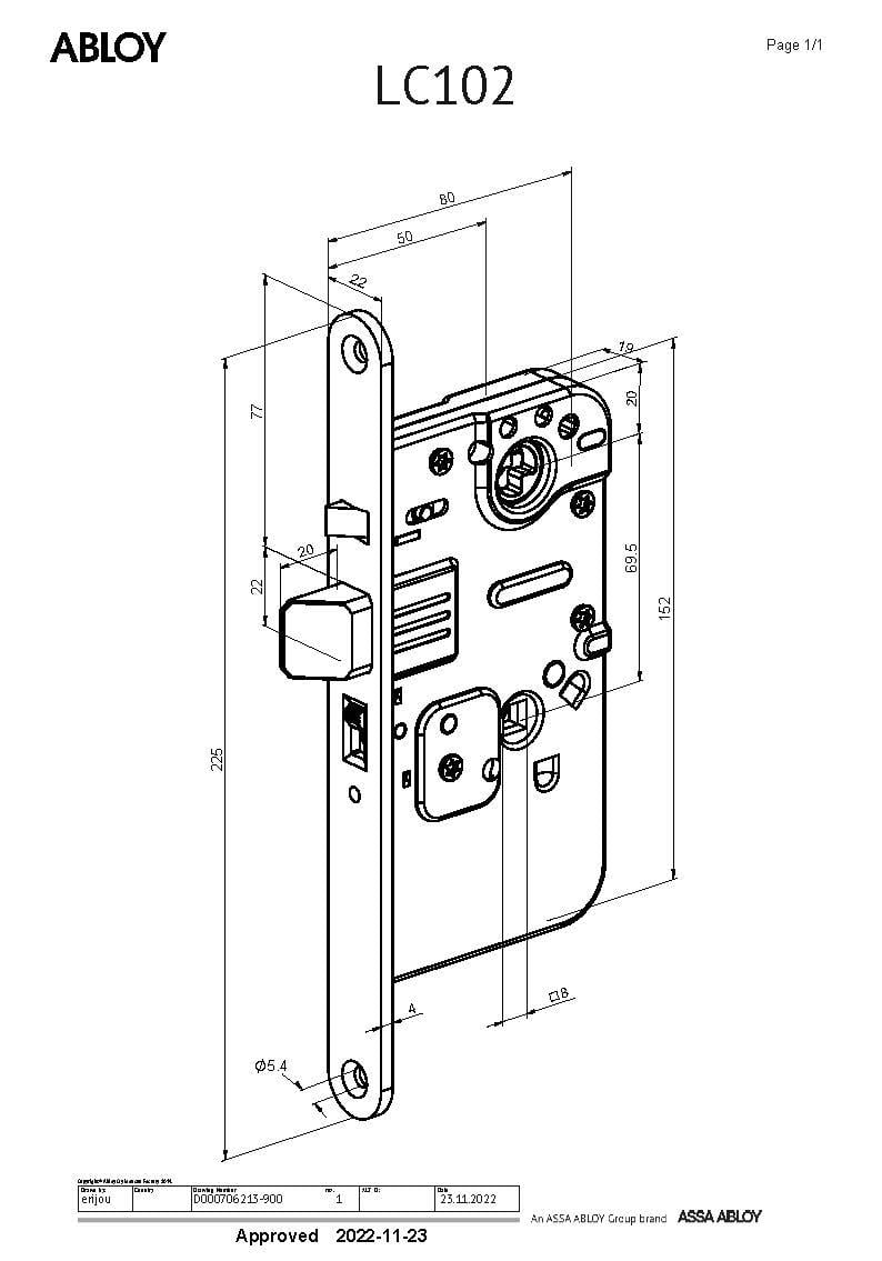 Замок-автомат механічний ABLOY LC102 - фото 2 Замок-автомат механічний ABLOY LC102 - фото 2