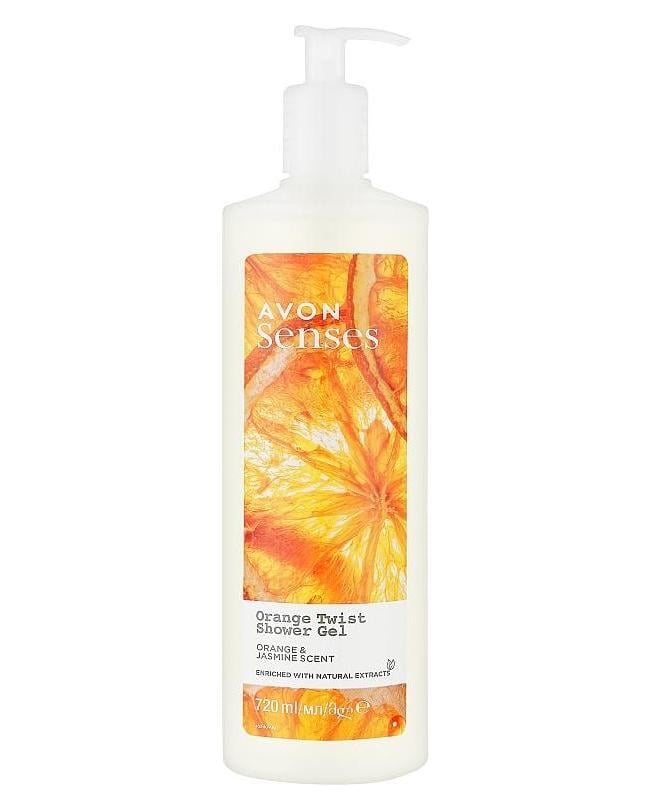 Гель для душа Avon Senses Orange Twist 720 мл (17612)