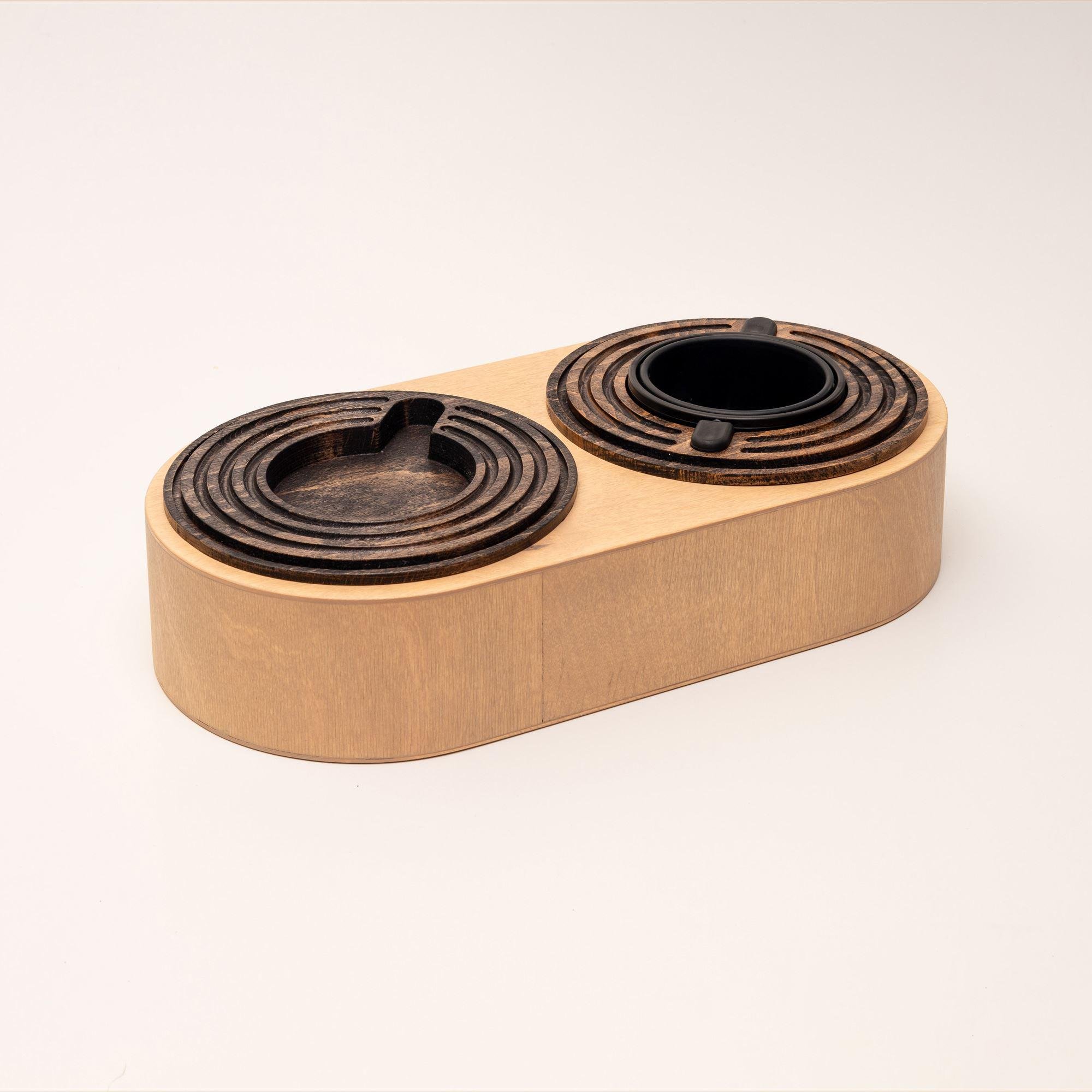 Підставка балансуюча Spillno Oval під келих/пляшку/банку з двосторонньою підставкою для чашки або тарілки (80002)