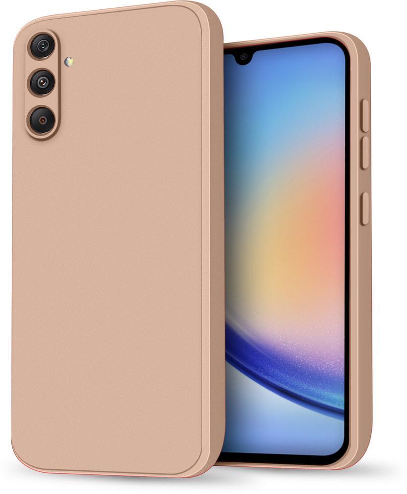 Силиконовый чехол HardCorner Samsung Galaxy A34 A346 (с микрофиброй) Powdery (34813-0C)