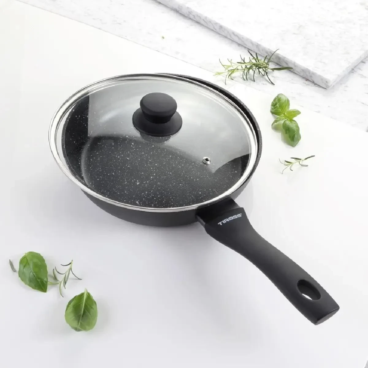 Сковорода Tiross TS 2404P 28 см - фото 4