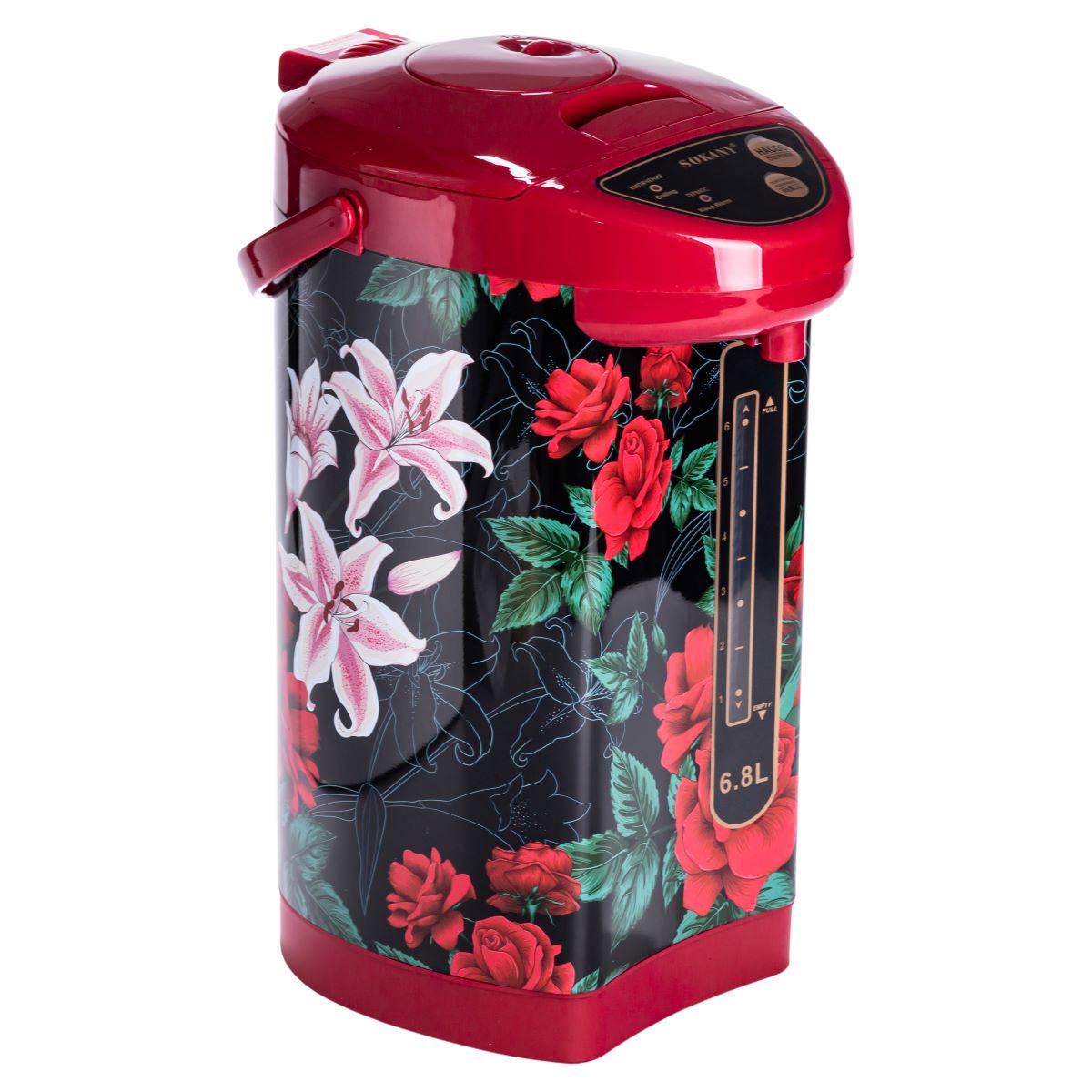 Термопот Sokany SK-09053 с функцией поддержки температуры 1600 Вт 6,8 л (7351) - фото 6