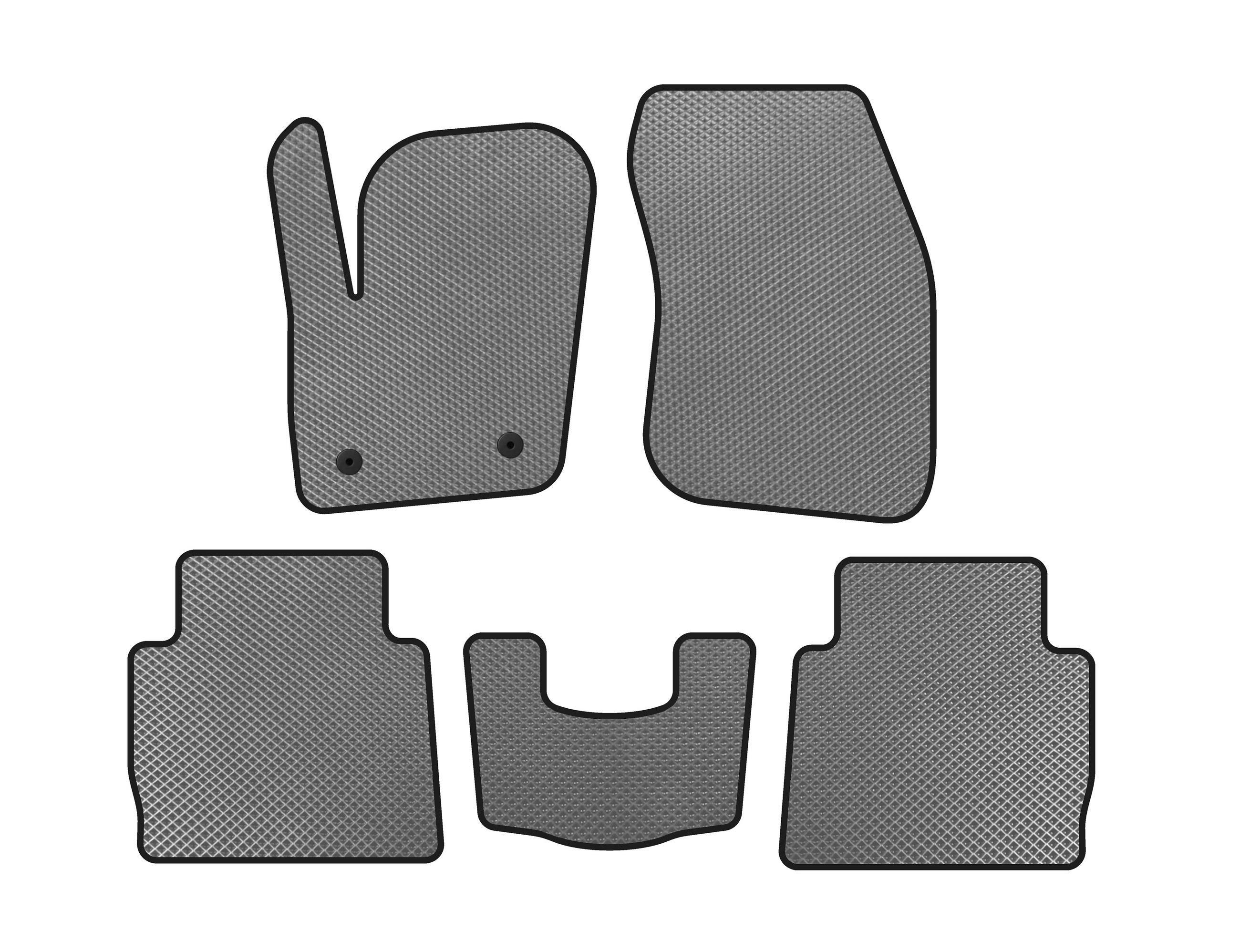 Коврики Digital Designs EVA 2012-2016 SD для Ford Fusion 2012-2020 гг. этилвинилацетат Серый (143057)