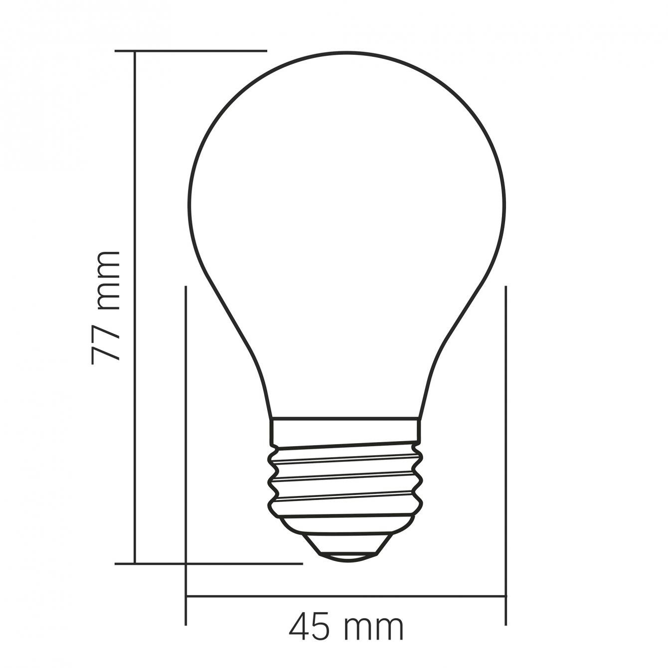 Лампа LED Videx Filament VL-DG45MO 4W E27 3000K Porcelain dimmable (15447010) - фото 3