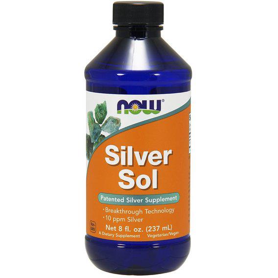 Колоїдне срібло NOW Foods SILVER SOL 10 PPM LIQUID 8 ун. 237 мл