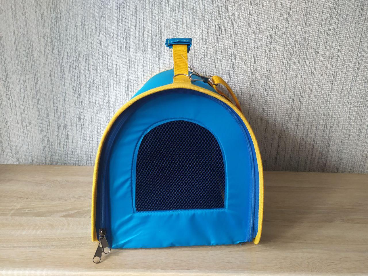 Сумка-переноска тунель Гранд Шериф р. 3 40,5х26х30,5 см Блакитний - фото 3 Сумка-переноска тунель Гранд Шериф р. 3 40,5х26х30,5 см Блакитний - фото 3