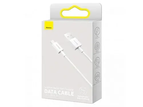 Кабель BASEUS Superior Series Fast Charging Cable USB to MicroUSB 2A CAMYS-02 1 м White - фото 6