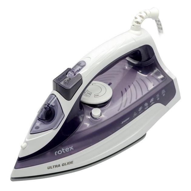 Праска Rotex RIC42-C Ultra Glide керамічне покриття 2400 Вт Бузковий/Білий (2707716765)