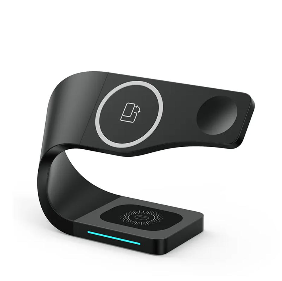 Док-станция беспроводная Proda 4в1 Magnetic 15W PD-178 для зарядки Iphone iWatch/Airpods (1821932641)