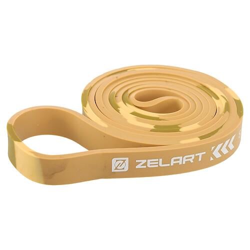 Силовая подтягивающая лента Zelart POWER BANDS FI-7695-2 2080х21х4,5 мм жесткость S Хаки камуфляж (FI-7695-2)