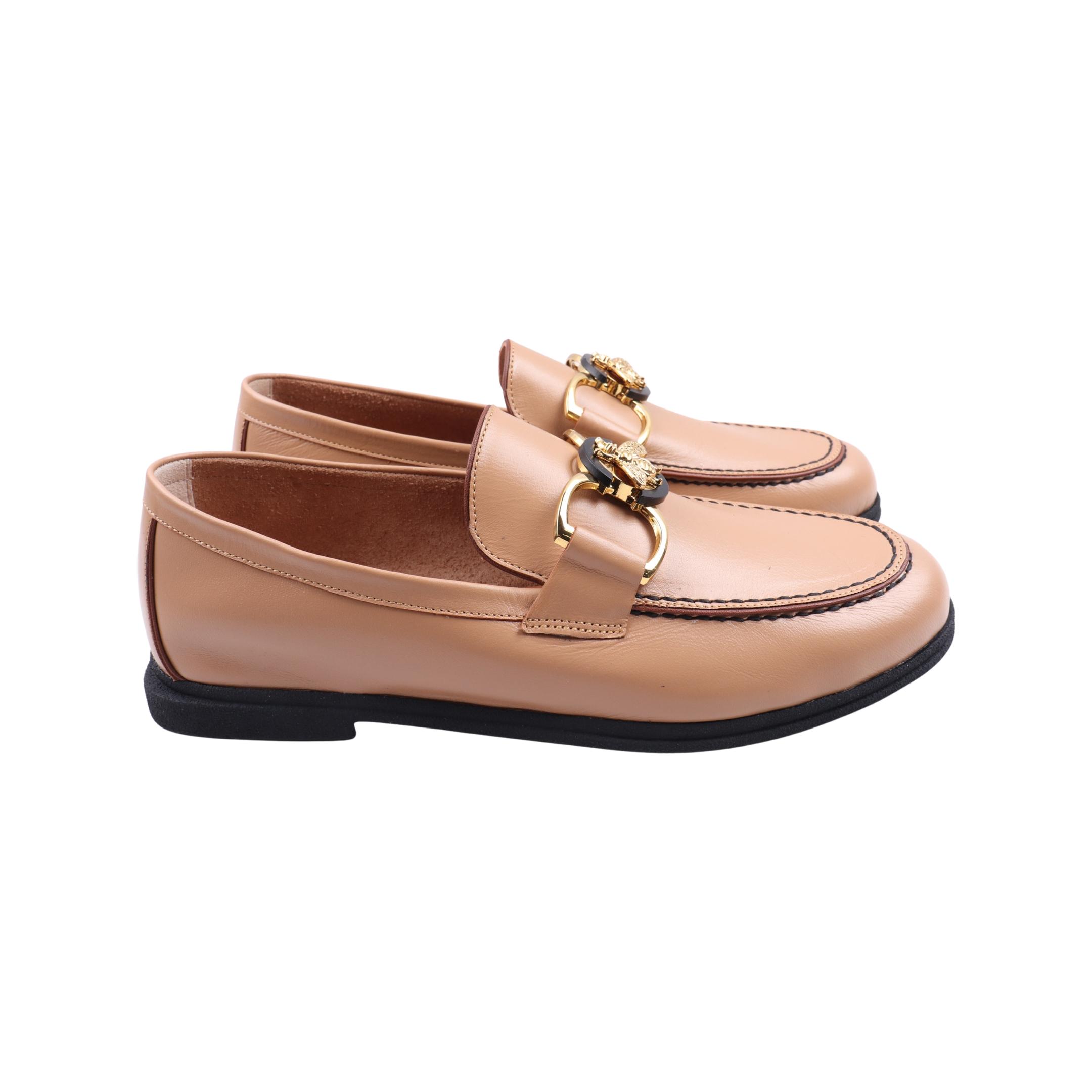 Туфли женские Aquamarin из кожи р. 36 Рыжий (2302-23DTC)