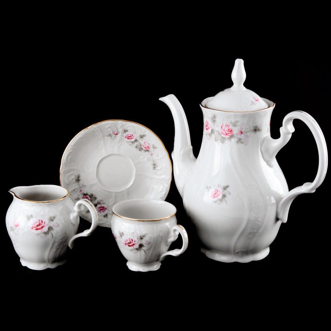Кофейный сервиз Thun Bernadotte 17 пр./6 п. (00000000552) Кофейный сервиз Thun Bernadotte 17 пр./6 п. (00000000552)