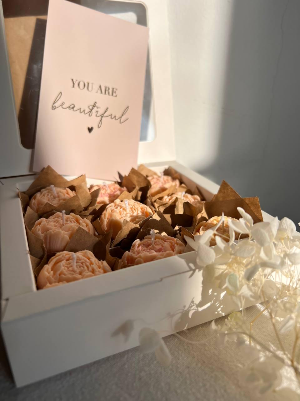 Набор свечей пионов Нероли и жасмин Персиковый аромат (28458719)