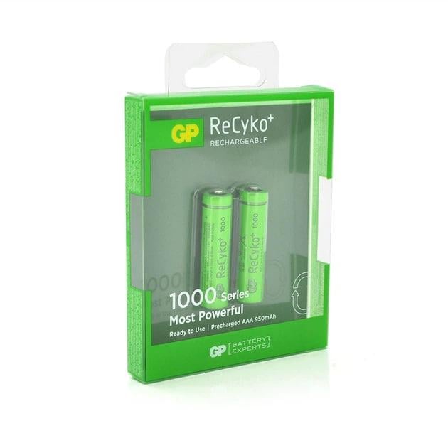 Набор батареек щелочных GP AAA/LR3 1,2V Ni-MH 1000 mAh 2 шт. (10291391)