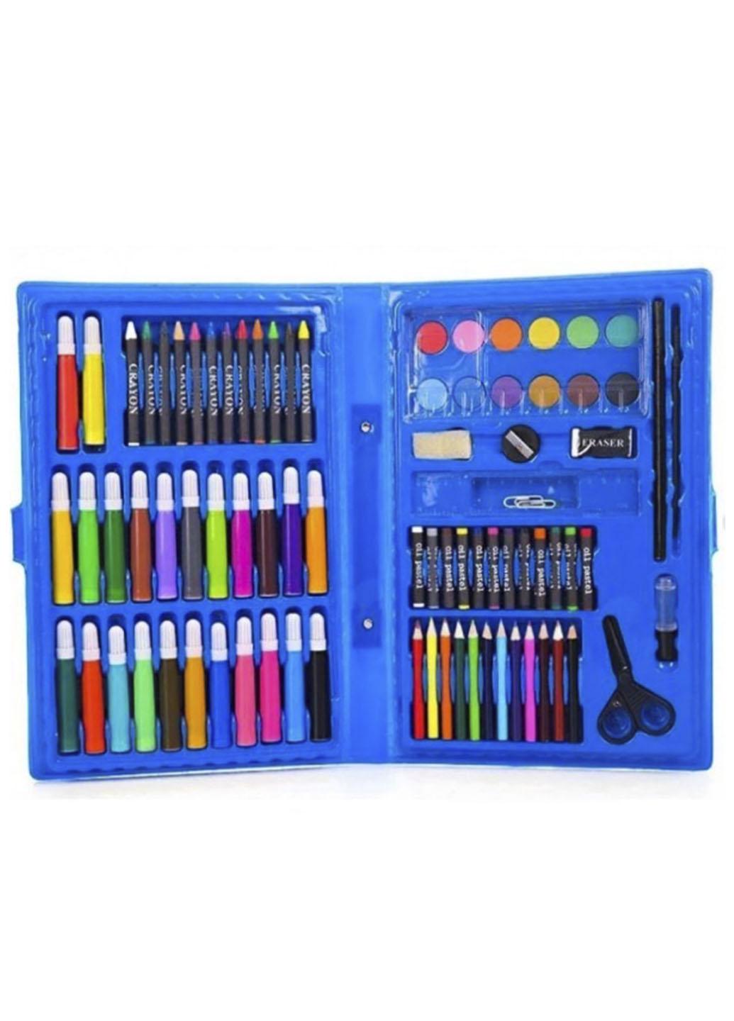 Набор для детского творчества и рисования Good idea Painting Set 86 пр. в чемоданчике Синий (990326)