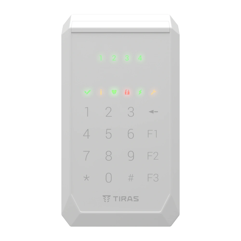 Клавіатура TIRAS K-PAD4 White (99-00010041) - фото 2 Клавіатура TIRAS K-PAD4 White (99-00010041) - фото 2