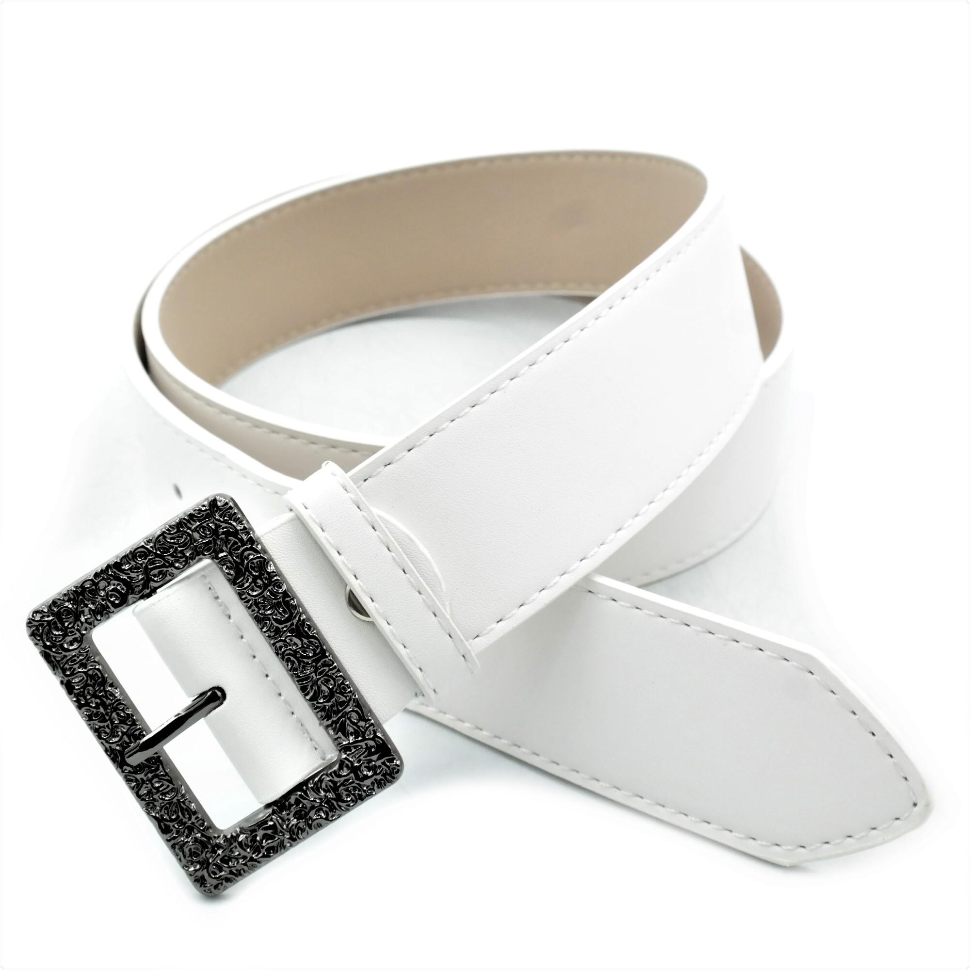 Женский ремень Weatro Белый (ek-zh-38kit-0050)