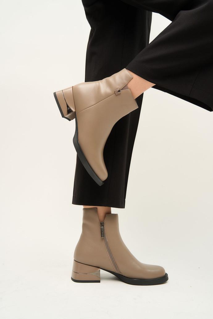 Черевики жіночі Fabio Monelli р. 37 Бежевий (180678) - фото 3